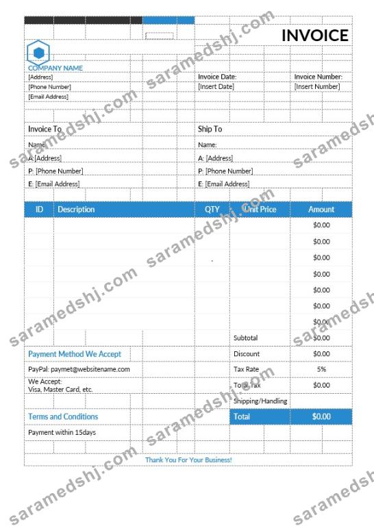 Simple Estimate Invoice Template